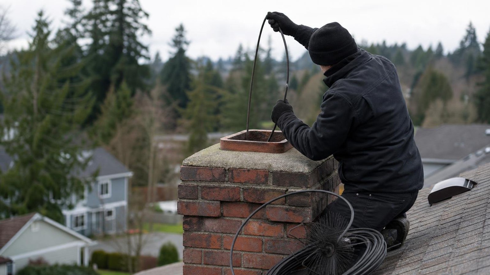 Local chimney sweep & inspection for Everett homes